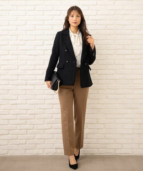 Leilian / レリアン テーラードジャケット | ツイードブレザー | 詳細4