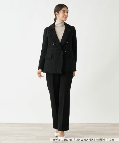 Leilian / レリアン テーラードジャケット | ツイードブレザー | 詳細5