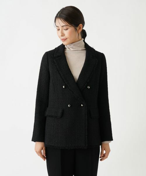 Leilian / レリアン テーラードジャケット | ツイードブレザー | 詳細8