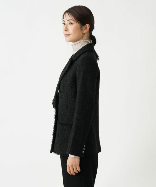 Leilian / レリアン テーラードジャケット | ツイードブレザー | 詳細9