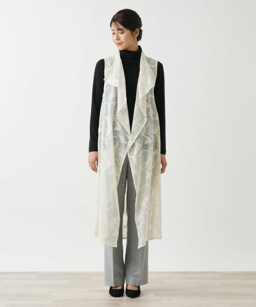 Leilian / レリアン テーラードジャケット | ベスト | 詳細4