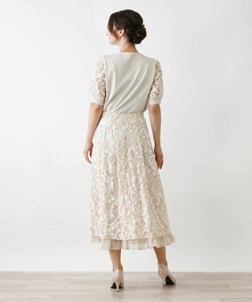 Leilian / レリアン ミニ・ひざ丈スカート | スカート | 詳細3