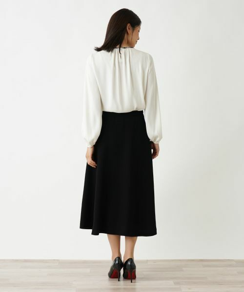Leilian / レリアン ミニ・ひざ丈スカート | フレアスカート | 詳細3