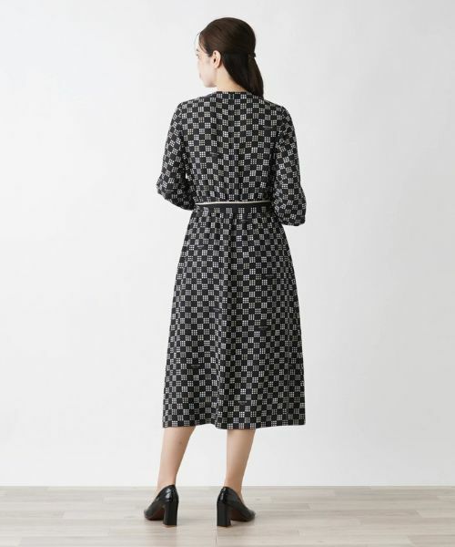 Leilian / レリアン ドレス | 洗える総柄ワンピース【ROCHAS Premiere】 | 詳細3