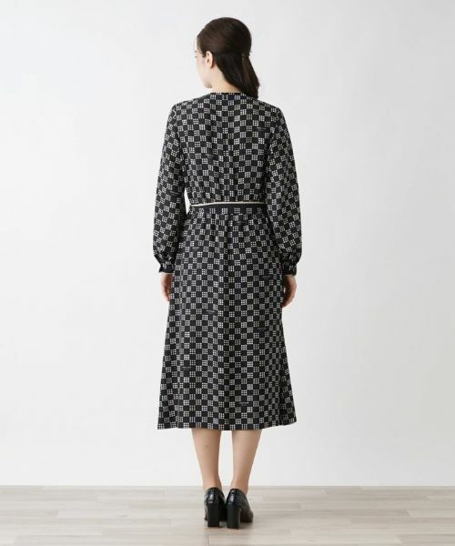 Leilian / レリアン ドレス | 洗える総柄ワンピース【ROCHAS Premiere】 | 詳細7