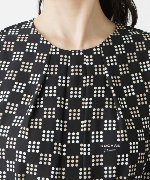 Leilian / レリアン ドレス | 洗える総柄ワンピース【ROCHAS Premiere】 | 詳細8