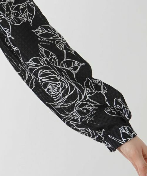 Leilian / レリアン シャツ・ブラウス | ノーカラーブラウス【ROCHAS Premiere】 | 詳細10