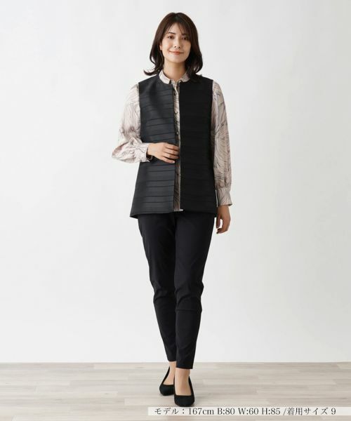 Leilian / レリアン テーラードジャケット | ミディ丈ベスト【ROCHAS Premiere】 | 詳細1