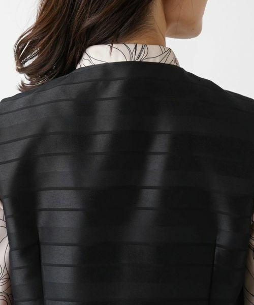 Leilian / レリアン テーラードジャケット | ミディ丈ベスト【ROCHAS Premiere】 | 詳細9