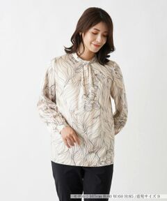 Leilian / レリアン シャツ・ブラウス | フラワーデザインブラウス【ROCHAS Premiere】