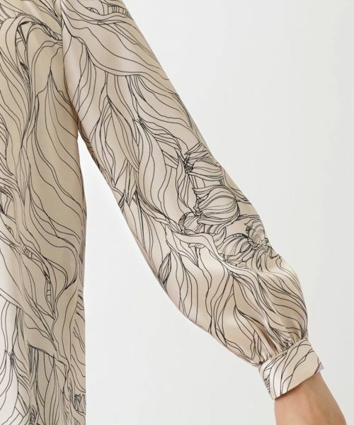 Leilian / レリアン シャツ・ブラウス | フラワーデザインブラウス【ROCHAS Premiere】 | 詳細10