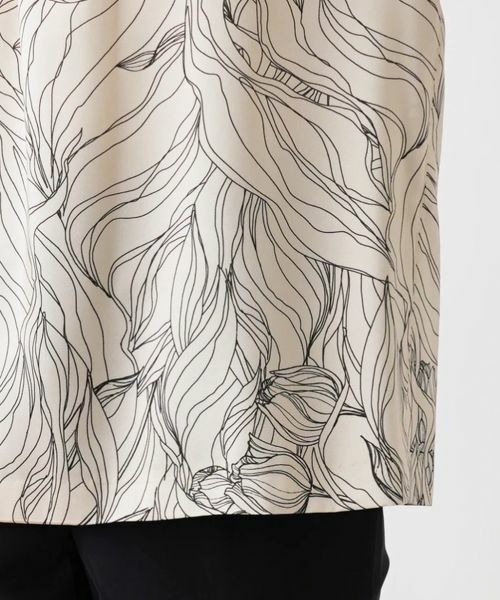 Leilian / レリアン シャツ・ブラウス | フラワーデザインブラウス【ROCHAS Premiere】 | 詳細12