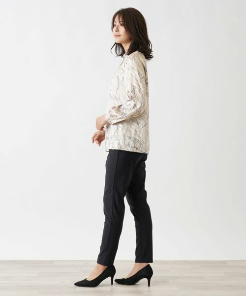 Leilian / レリアン シャツ・ブラウス | フラワーデザインブラウス【ROCHAS Premiere】 | 詳細2