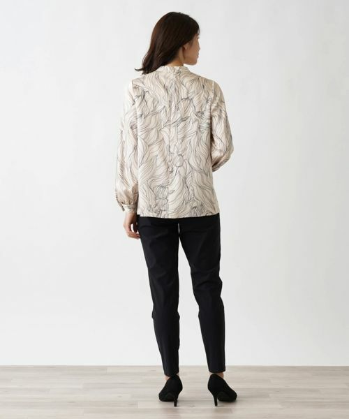 Leilian / レリアン シャツ・ブラウス | フラワーデザインブラウス【ROCHAS Premiere】 | 詳細3