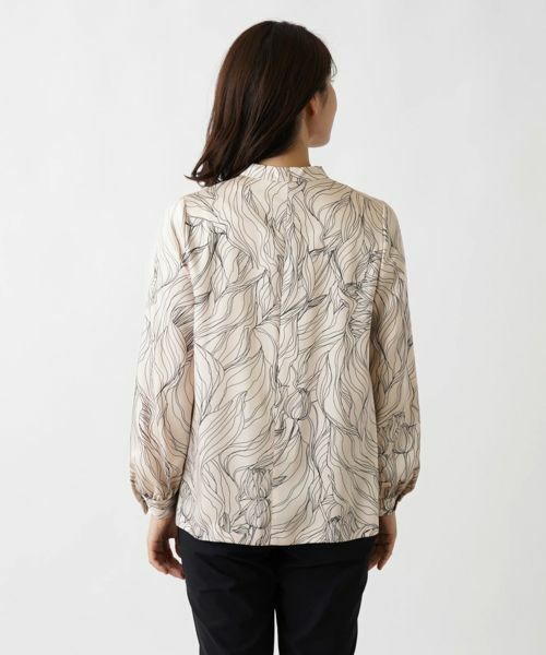 Leilian / レリアン シャツ・ブラウス | フラワーデザインブラウス【ROCHAS Premiere】 | 詳細6