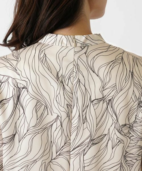 Leilian / レリアン シャツ・ブラウス | フラワーデザインブラウス【ROCHAS Premiere】 | 詳細8