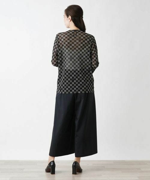 Leilian / レリアン カットソー | 総柄プルオーバー【ROCHAS Premiere】 | 詳細3