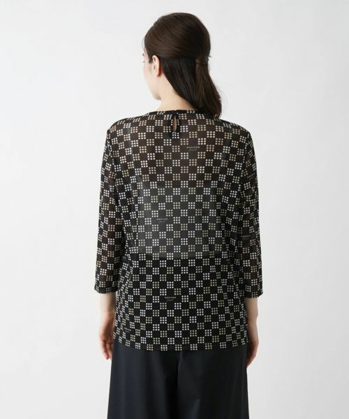 Leilian / レリアン カットソー | 総柄プルオーバー【ROCHAS Premiere】 | 詳細6