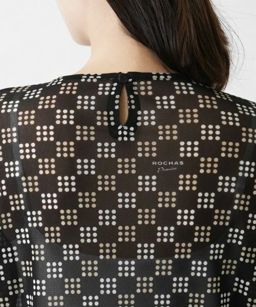 Leilian / レリアン カットソー | 総柄プルオーバー【ROCHAS Premiere】 | 詳細8