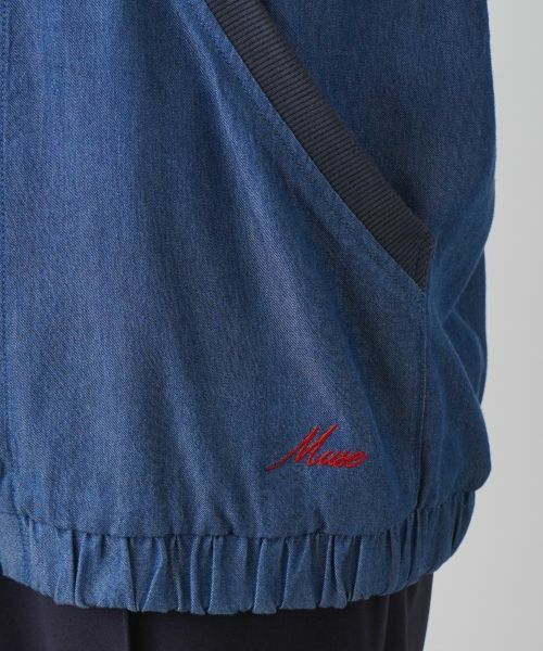 Leilian / レリアン カーディガン・ボレロ | 異素材ドッキングパーカー【MUSE BY ROCHAS Premiere】 | 詳細11