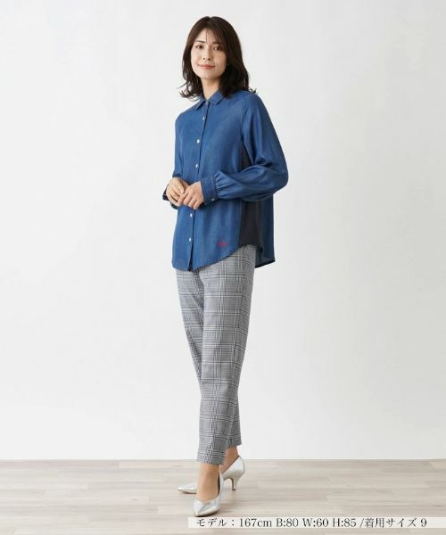 Leilian / レリアン シャツ・ブラウス | デニム風ブラウス【MUSE BY ROCHAS Premiere】 | 詳細1