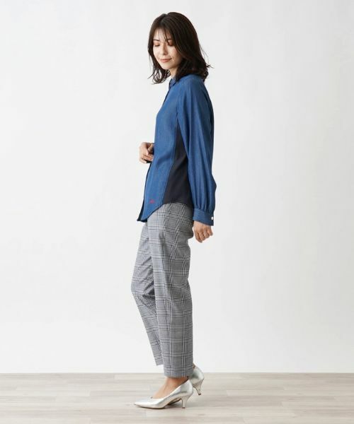 Leilian / レリアン シャツ・ブラウス | デニム風ブラウス【MUSE BY ROCHAS Premiere】 | 詳細2