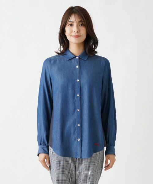 Leilian / レリアン シャツ・ブラウス | デニム風ブラウス【MUSE BY ROCHAS Premiere】 | 詳細4