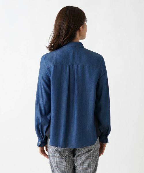 Leilian / レリアン シャツ・ブラウス | デニム風ブラウス【MUSE BY ROCHAS Premiere】 | 詳細6