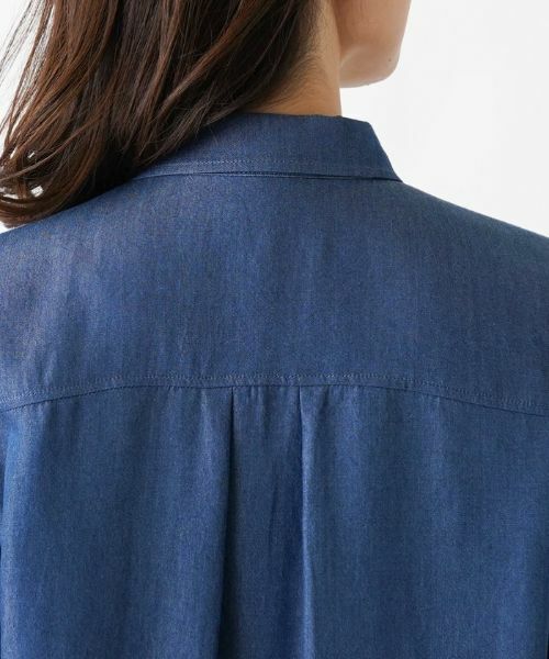 Leilian / レリアン シャツ・ブラウス | デニム風ブラウス【MUSE BY ROCHAS Premiere】 | 詳細8