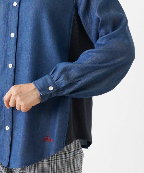 Leilian / レリアン シャツ・ブラウス | デニム風ブラウス【MUSE BY ROCHAS Premiere】 | 詳細9