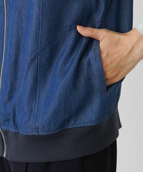 Leilian / レリアン テーラードジャケット | デニムベスト【MUSE BY ROCHAS Premiere】 | 詳細11