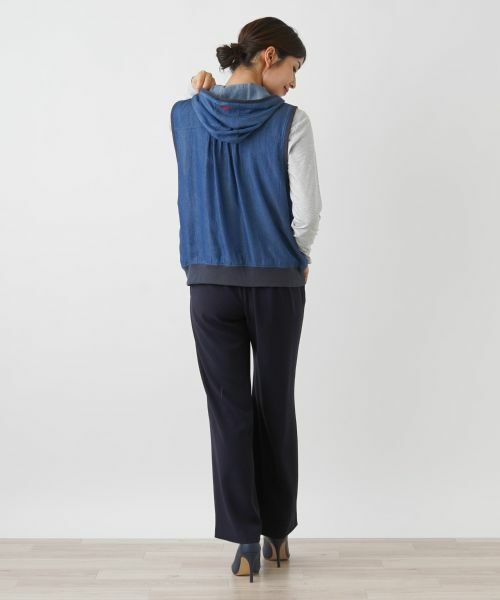 Leilian / レリアン テーラードジャケット | デニムベスト【MUSE BY ROCHAS Premiere】 | 詳細3