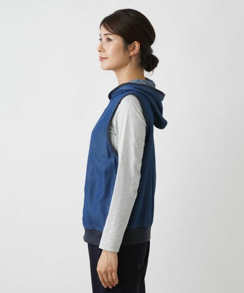 Leilian / レリアン テーラードジャケット | デニムベスト【MUSE BY ROCHAS Premiere】 | 詳細5