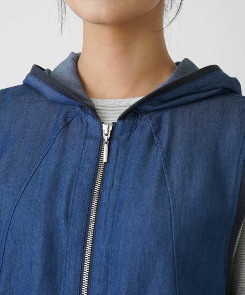 Leilian / レリアン テーラードジャケット | デニムベスト【MUSE BY ROCHAS Premiere】 | 詳細7