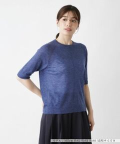 Leilian / レリアン ニット・セーター | 五分袖ニットプルオーバー