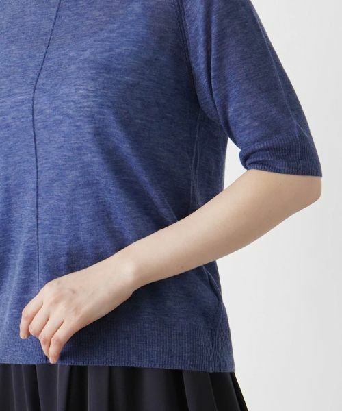 Leilian / レリアン ニット・セーター | 五分袖ニットプルオーバー | 詳細12