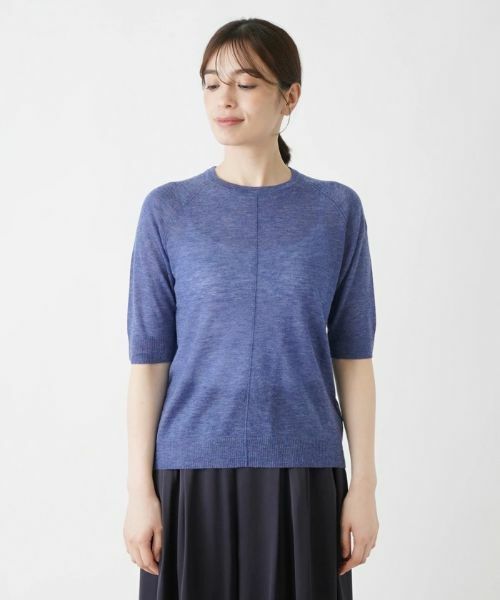 Leilian / レリアン ニット・セーター | 五分袖ニットプルオーバー | 詳細7