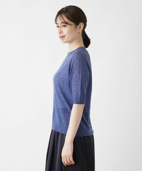 Leilian / レリアン ニット・セーター | 五分袖ニットプルオーバー | 詳細8