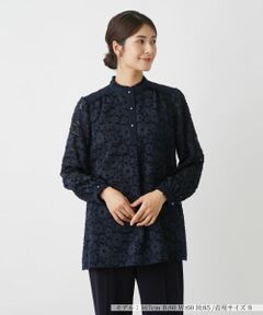 Leilian / レリアン シャツ・ブラウス | フラワーモチーフブラウス