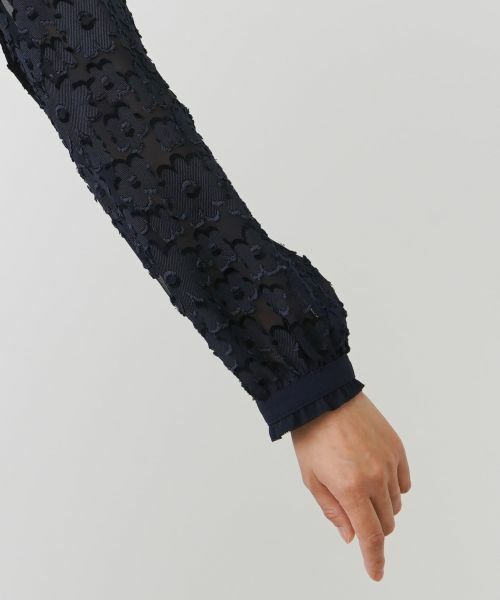 Leilian / レリアン シャツ・ブラウス | フラワーモチーフブラウス | 詳細10