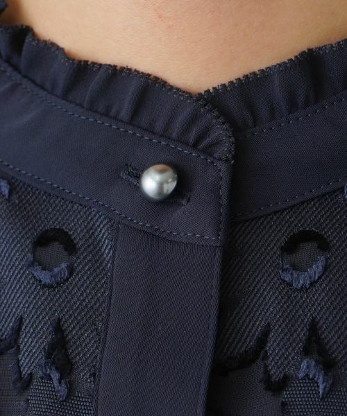 Leilian / レリアン シャツ・ブラウス | フラワーモチーフブラウス | 詳細12