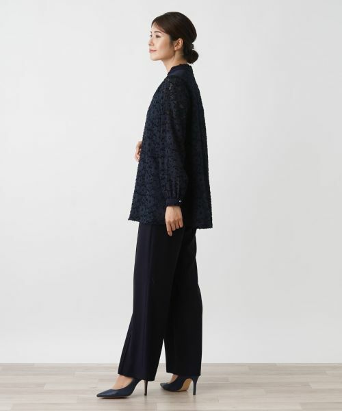 Leilian / レリアン シャツ・ブラウス | フラワーモチーフブラウス | 詳細2