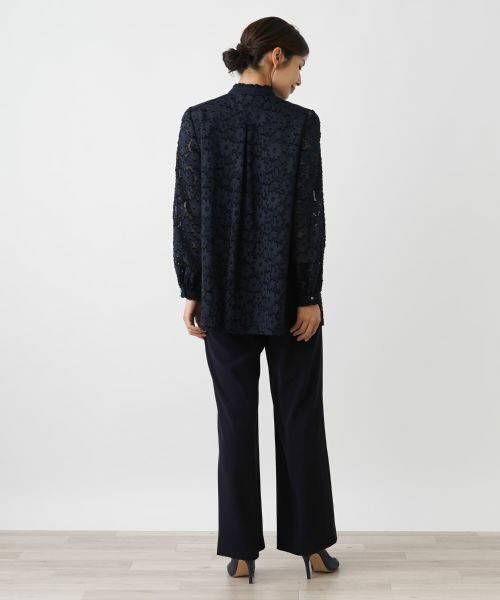 Leilian / レリアン シャツ・ブラウス | フラワーモチーフブラウス | 詳細3