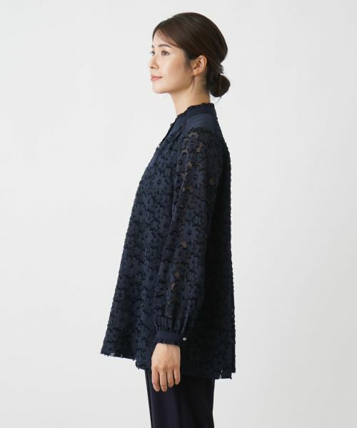 Leilian / レリアン シャツ・ブラウス | フラワーモチーフブラウス | 詳細5