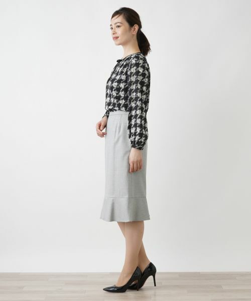 Leilian / レリアン ミニ・ひざ丈スカート | チューリップタイトスカート | 詳細7