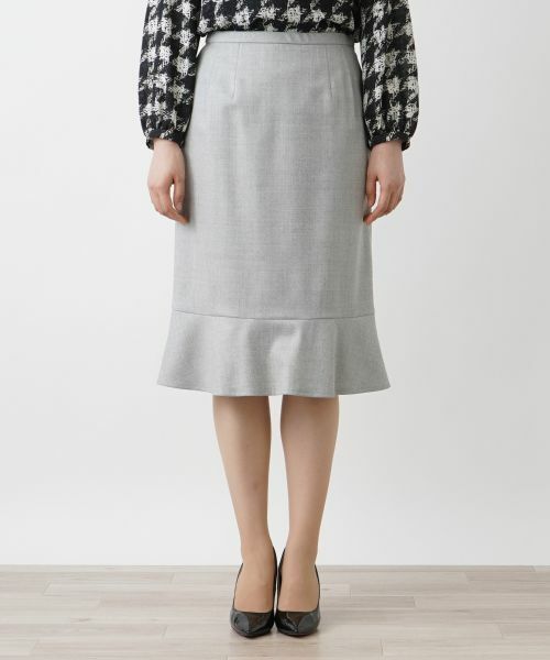 Leilian / レリアン ミニ・ひざ丈スカート | チューリップタイトスカート | 詳細9