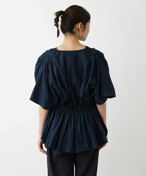 Leilian / レリアン シャツ・ブラウス | 洗えるVネック半袖ブラウス【Leilian WHITE LABEL】 | 詳細15