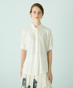 Leilian / レリアン シャツ・ブラウス | 半袖シフォンブラウス