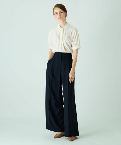 Leilian / レリアン シャツ・ブラウス | 半袖シフォンブラウス | 詳細2