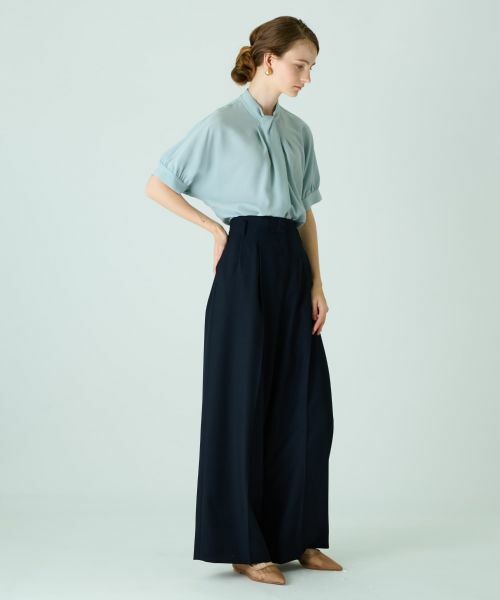 Leilian / レリアン シャツ・ブラウス | 半袖シフォンブラウス | 詳細5